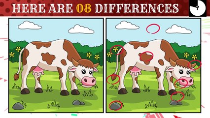 "Only the Best Can Spot All 8 Differences!  | Are You One of Them?" [ find the difference ]