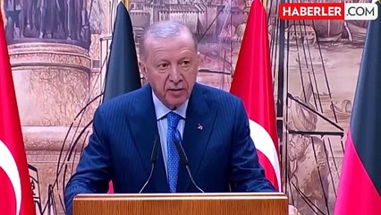 Ortak basında toplantısında Almanya Başkanı'nın sözleri Erdoğan'ı kızdırdı