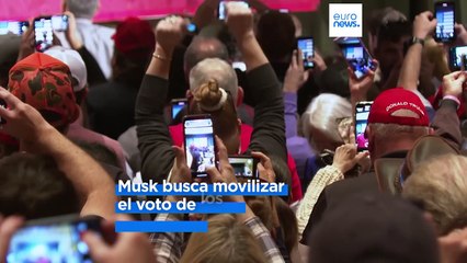 Musk celebra su primer acto de campaña republicana en solitario y pide el voto anticipado para Trump