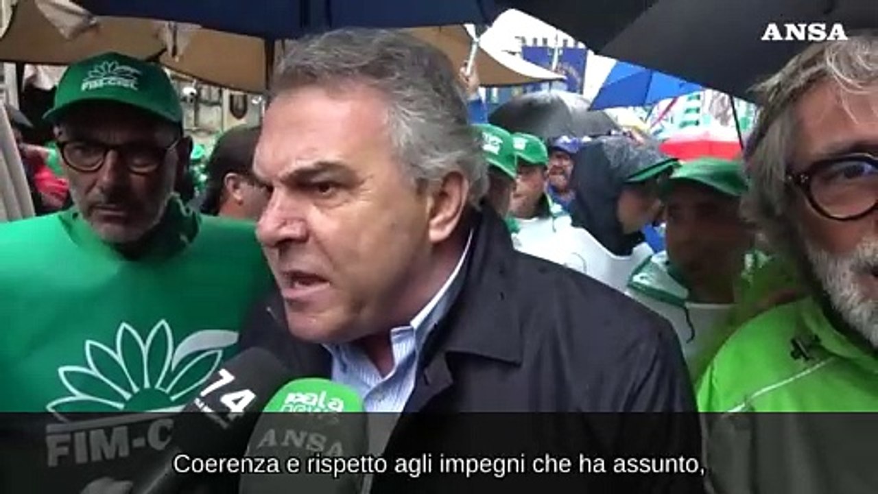 Sciopero automotive, Sbarra: "Chiediamo coerenza e rispetto a Stellantis"