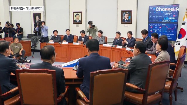 민주당, 검찰총장 탄핵 추진 공식화