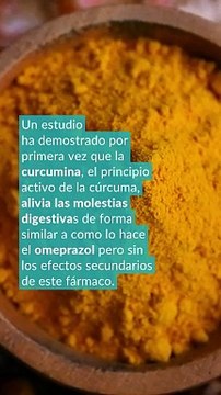 Cúrcuma contra la acidez estomacal