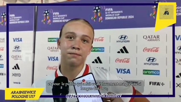 Coupe du Monde Féminine U17 République Dominicaine : La réaction des joueuses de la Pologne après le match nul contre le Japon