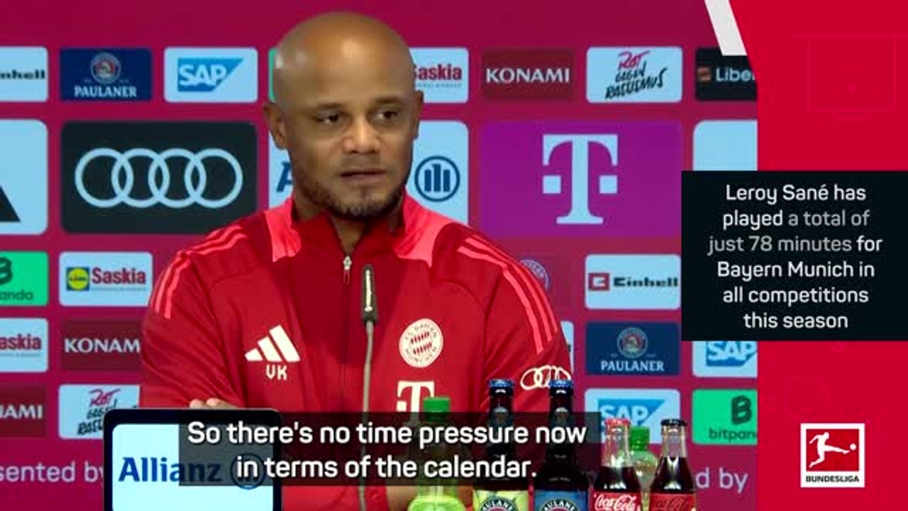 Sane's minutes will come - Kompany - video Dailymotion