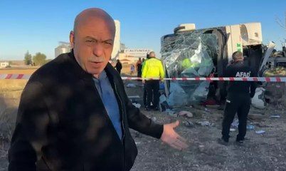 Devrilen tur otobüsündeki 6 kişinin öldüğü kazada, otobüs Aksaray’da mola verecekmiş