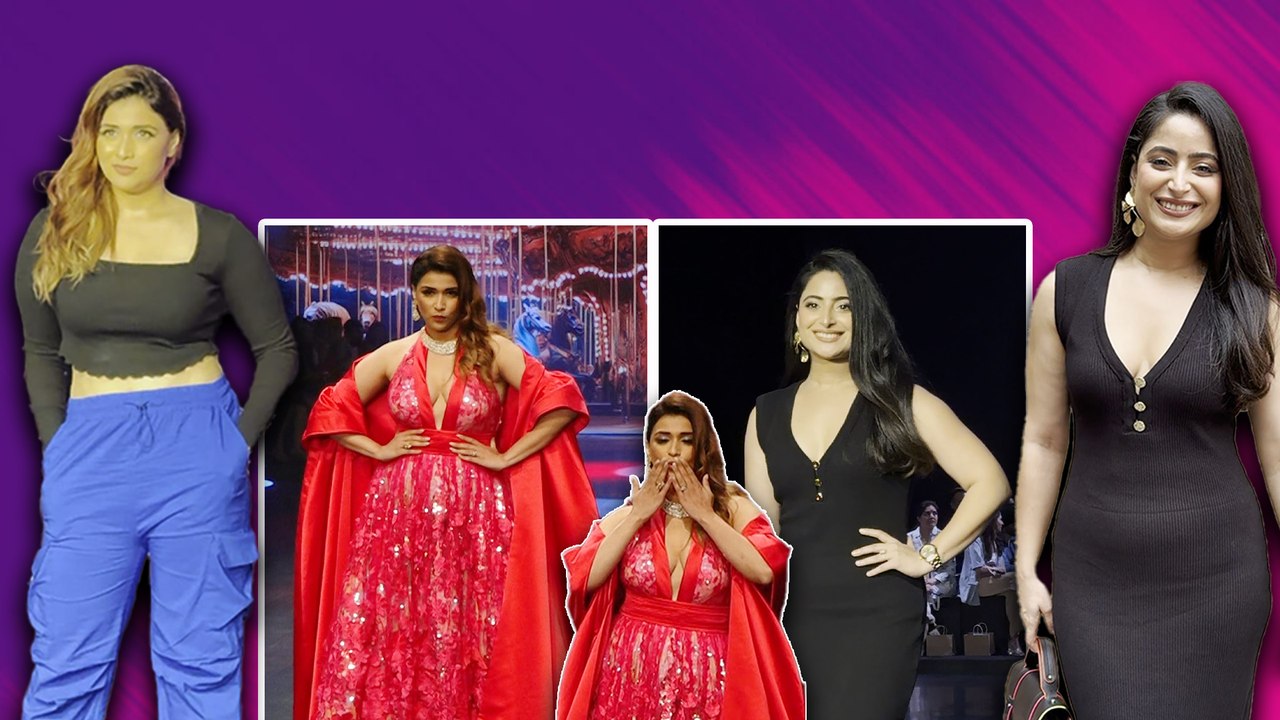 Mannara Chopra और Aishwarya Sharma ने Bombay Times Fashion Week में ढाया कहर