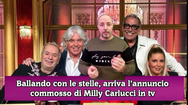 Ballando con le stelle, arriva l’annuncio commosso di Milly Carlucci in tv