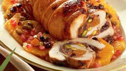 Pechuga de pavo rellena con Pedro Ximénez - Cocina Fácil