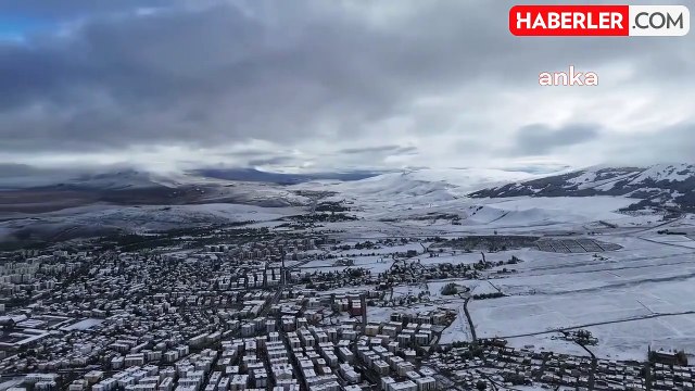 Erzurumlular Karla Uyanırken Palandöken Kayak Merkezi Beyaza Büründü