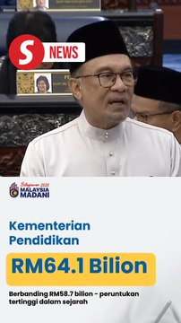 Budget 2025: Education Ministry gets RM64.1bil allocation, highest in country’s history