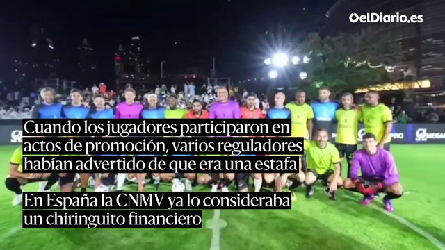 Futbolistas participaron en la promoción de Omegapro, una de las mayores estafas piramidales de la historia reciente
