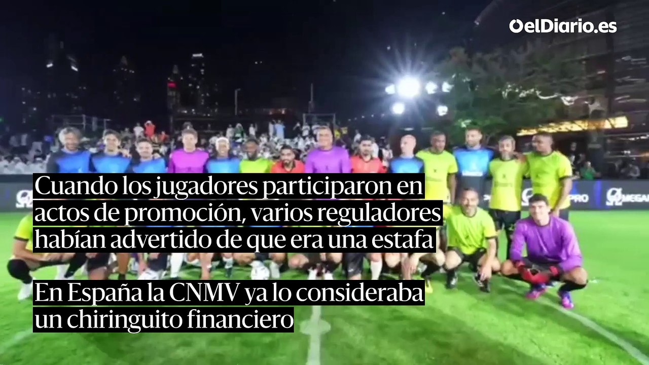 Futbolistas participaron en la promoción de Omegapro, una de las mayores estafas piramidales de la historia reciente