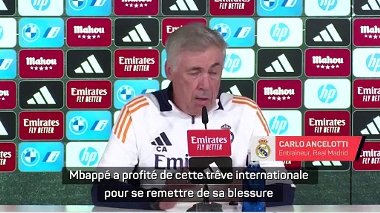 "Je ne sens pas Mbappé affecté" : Carlo Ancelotti élude les questions sur l'enquête pour viol à Stockholm