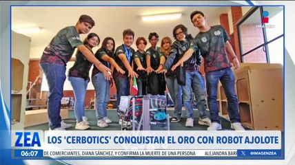 "Cerbotics" ganan medalla de oro en el First Global Challenge con robot inspirado en el ajolote