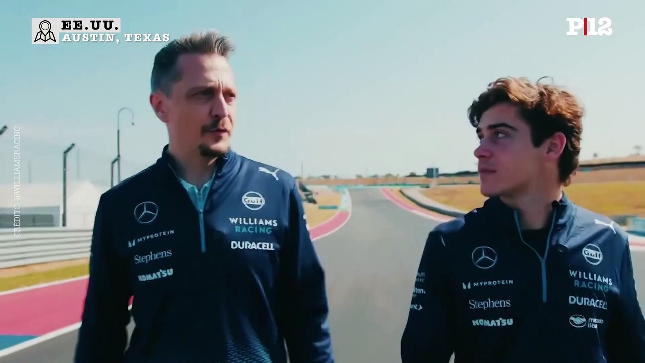 Colapinto recorrió con Williams el Circuito de las Américas antes del Gran Premio de Austin 2024
