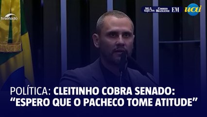 Cleitinho cobra senado por atitude contra o STF: ’espero que o Pacheco tome atitude’