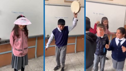 Kars’ta köy okulundaki öğrenciler deyimleri sahneye taşıdı