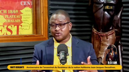 DEKANTE 17-10-2024|Pierre Josué Agénor Cadet, Professeur d'Histoire