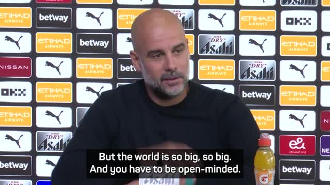 'Be open-minded' - Guardiola weighs in on England manager debate