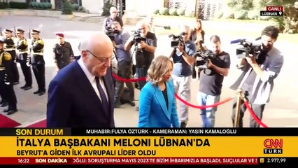 İtalya Başbakanı Meloni Lübnan'a Gitti 🇱🇧 İsrail-Hizbullah Çatışmaları Sonrası İlk Avrupa Lideri