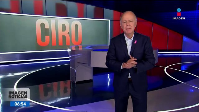 Ciro Gómez Leyva se despide de su noticiero en Imagen Televisión