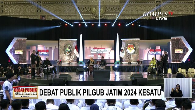 Resmi Dimulai! Ketua KPU Jatim Sampaikan Kata Sambutan dalam Debat Perdana Pilgub Jawa Timur
