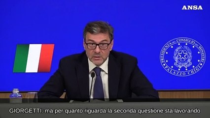 Giorgetti: "Pescatori e operai contenti, un po' meno le banche"
