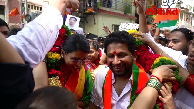 सुजय विखेंची संगमनेरमध्ये एन्ट्री… थोरातांच्या मुलीचं एकच वाक्य...