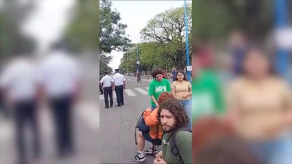 La policía de la provincia desalojó una clase pública de la Facultad de Filosofía y Letras de Tucumán