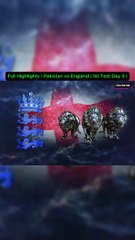 Full Highlights  Pakistan vs England  1st Test Day 5, 2024  PCB