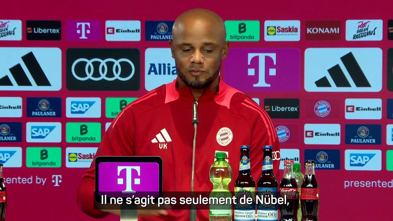 Kompany : "On suit le développement de Nübel"
