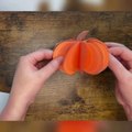 Tutoriel citrouille 3d en papier
