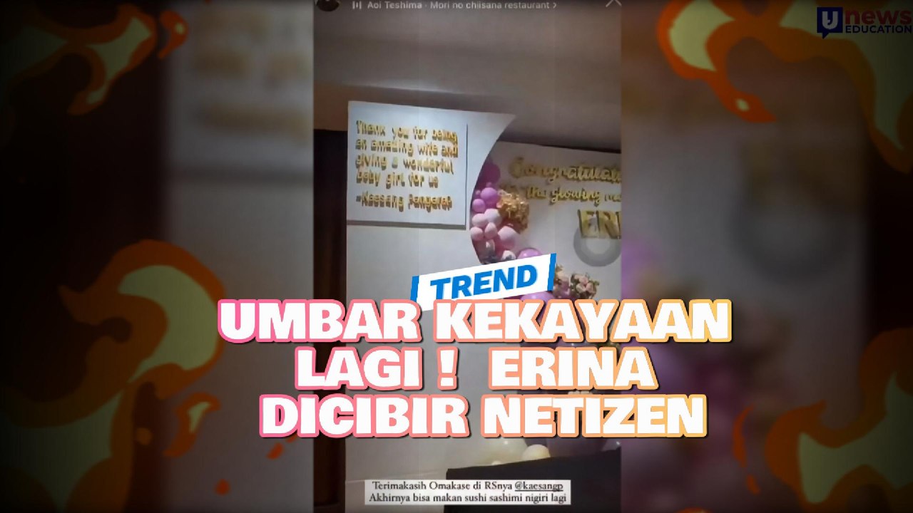 Umbar Kekayaan lagi ! Pamer Nikmati Omakase khas Jepang, Erina Dicibir Netizen