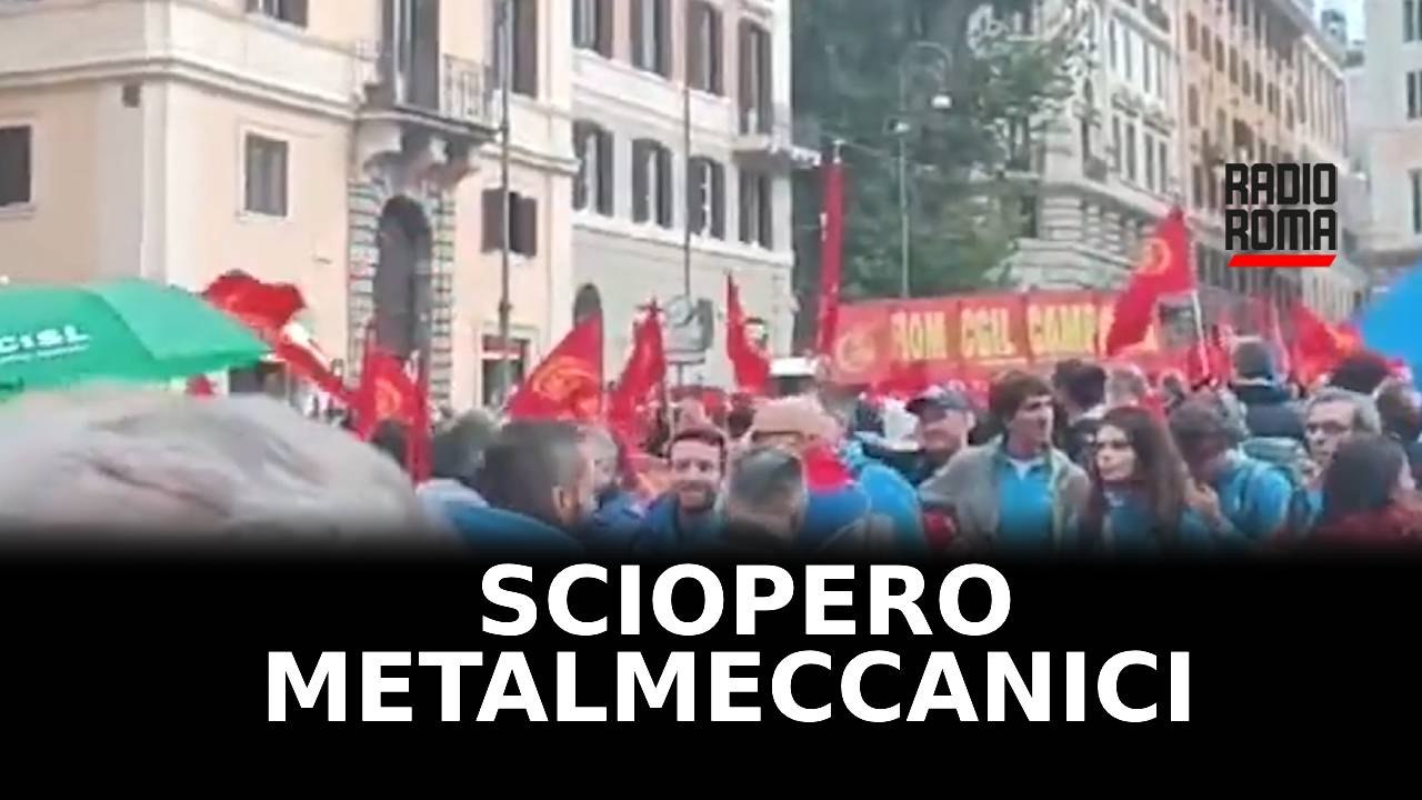 In 20mila allo sciopero metalmeccanici a Roma