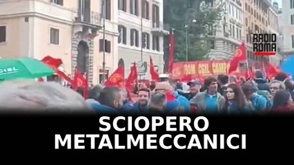 In 20mila allo sciopero metalmeccanici a Roma