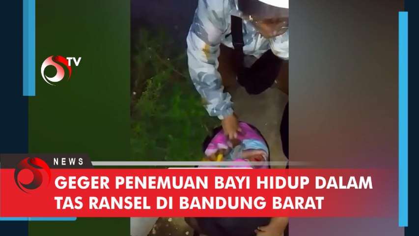 Geger Penemuan Bayi Hidup Dalam Tas Ransel di Bandung Barat