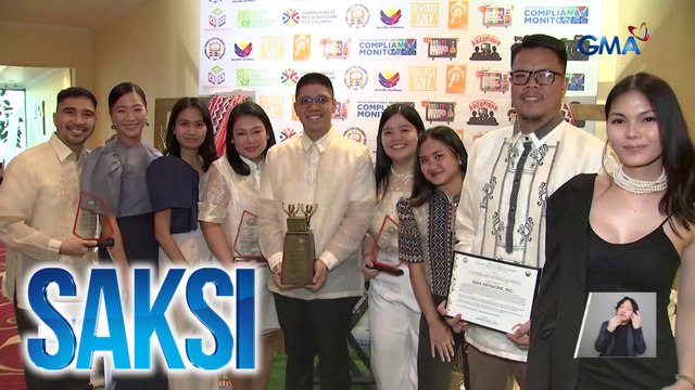 GMA, kinilala bilang child-friendly TV network; Ilang programang Kapuso, binigyang-parangal ng Nat'l Council for Children's Television | Saksi