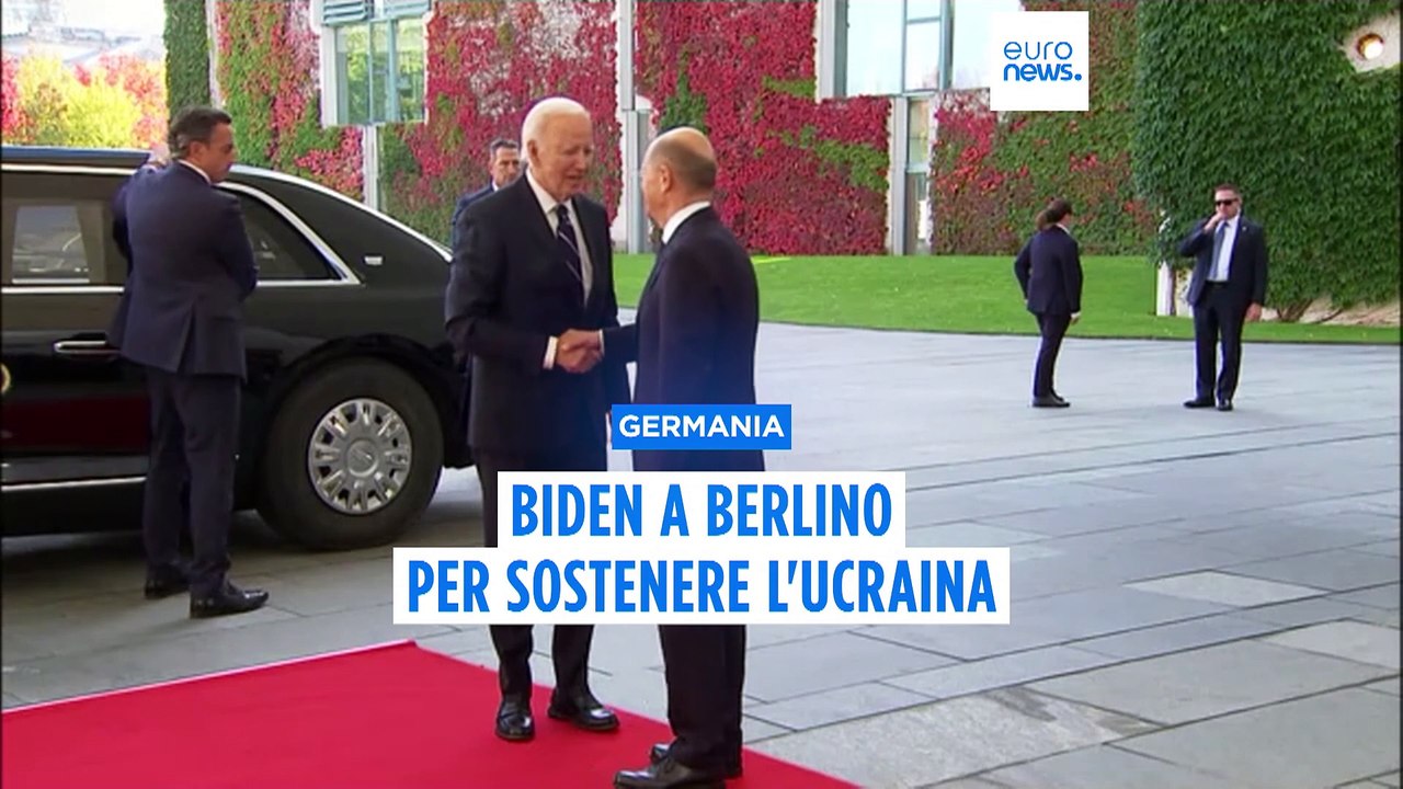 Berlino: Biden da Scholz per chiedere più sostegno occidentale all'Ucraina alla vigilia del voto Usa