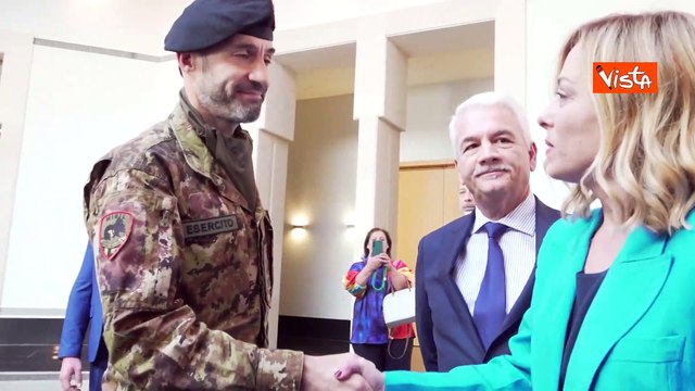 Meloni in Libano incontra delegazione contingente italiano: Qui per portare gratitudine del Paese