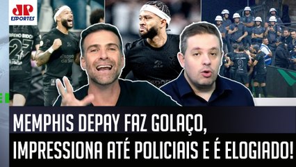 "ATÉ OS POLICIAIS COMEMORARAM! Cara, o Depay tá DANDO A IMPRESSÃO de que..." | GOLAÇO NO CORINTHIANS