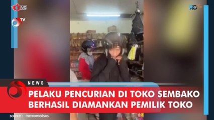 Pelaku Pencurian di Toko Sembako Berhasil Diamankan Pemilik Toko