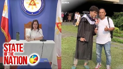 State of the Nation: (Part 1 & 3) "Political Reconciliation"; Toga for tatay; atbp.