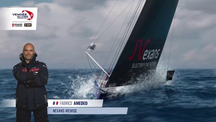 Vendée Globe 2024 - skipper Fabrice AMEDEO / Nexans - Wewise
