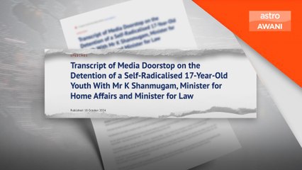 Singapura tahan remaja bawah ISA, rancang lakukan serangan