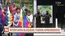 UM Intentaron bloquear y fueron detenidos