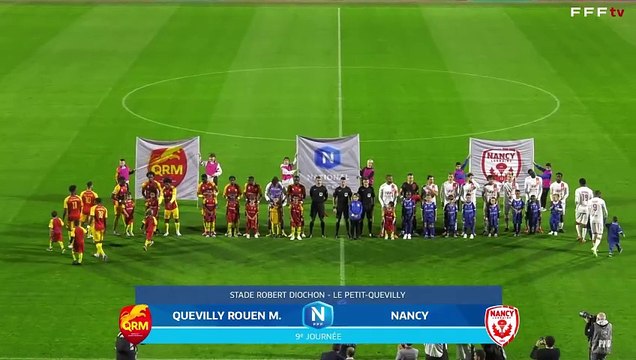 J9 I Quevilly Rouen Métropole vs AS Nancy L en replay (1-0) I National FFF 2024-2025