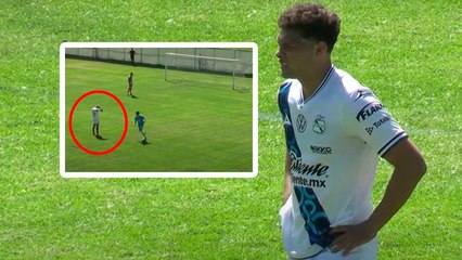 Puebla Sub-23 marca increíble autogol ante Cruz Azul
