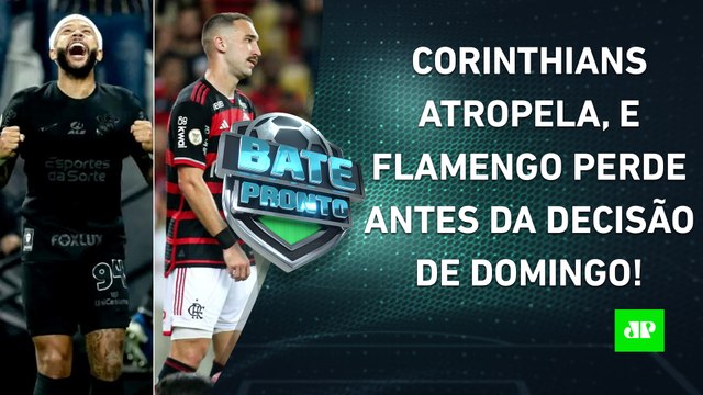 Corinthians GOLEIA com PINTURA de Depay; Flamengo PERDE para o Fluminense! | BATE-PRONTO