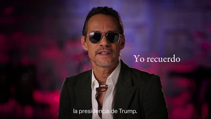 Marc Anthony apoyando la candidatura de kamala harris