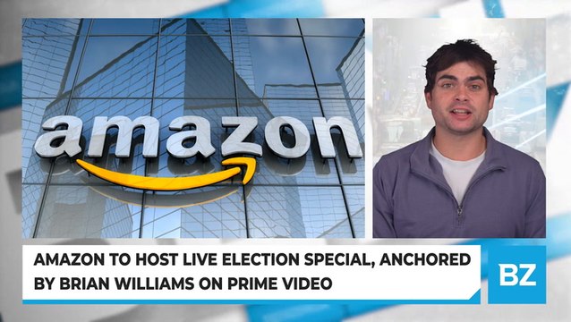 Amazon to Host Live Election Special, Anchored by Brian Williams on Prime Video